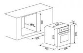 KUMTEL A6-SF2 (MT) SİYAH CAM ANKASTRE FIRIN - 3