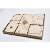 İpeksi Organik 11 Parça Bebek Hastane Çıkışı Kız-Erkek Krem - 4