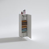 Kenzlife mutfak dolabı mine 128*030*032 byz kapaklı ayaklı banyo evrak ofis kitaplık ayakkabılık kiler - 5
