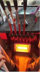 AKÜ İLE ÇALIŞABİLEN MİNİ ISITICI SOBA (12 VOLT) - 1