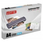 LOTTE LAMINASYON FILMI A4 125 MIC 100 LU (LT694) thumbnail 1