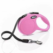 Flexi New Classic Medium Otomatik Tasma 5 Mt Şerit Pembe - 2