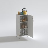 Kenzlife mutfak dolabı zehra 088*030*032 byz kilitli ayaklı banyo evrak ofis kitaplık ayakkabılık kiler thumbnail 3