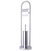 Maxiflow Ayaklı Banyo Tuvalet Kağıtlık Ve Fırçalık Seti - 1