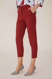 PANTOLON BAYAN BİLEKTE SORALLİNE 1695 KİREMİT - 4
