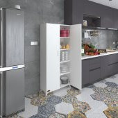 Kenzlife mutfak dolabı rabia 188*070*032 byz kapaklı ayaklı banyo evrak ofis kitaplık ayakkabılık kiler - 4
