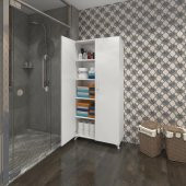 Kenzlife mutfak dolabı rabia 188*070*032 byz kapaklı ayaklı banyo evrak ofis kitaplık ayakkabılık kiler - 5