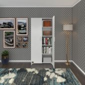 Kenzlife mutfak dolabı rabia 188*070*032 byz kapaklı ayaklı banyo evrak ofis kitaplık ayakkabılık kiler - 6