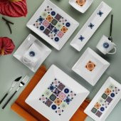 Kütahya Porselen Maya 26 Parça Yemek Takımı Dekor No 10655 - 1