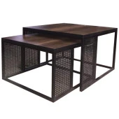 Grand Lüx Metal 2 li Orta Sehpa - 2