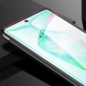 Galaxy S20 Ultra Köşeleri Renkli Kamera Korumalı Şeffaf Kılıf thumbnail 3