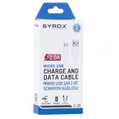 Samsung Micro usb Şarj kablosu Syrox - 3
