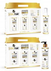 Trixohair Saç Dökülmesine Karşı Saç Bakım Şampuanı ve Saç Serumu Erkekler İçin - 3 Aylık Set - 1