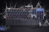 GAMEPOWER CALYPSO SİYAH OPTİK MEKANİK SU GEÇİRMEZ GAMING KLAVYE MAVİ SWITCH - 6