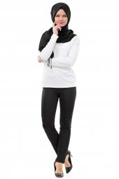 BAYAN SCUBA PANTALON SPOR SORALLİNE1684SİYAH - 1