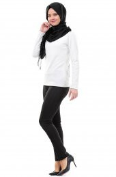 BAYAN SCUBA PANTALON SPOR SORALLİNE1684SİYAH - 3