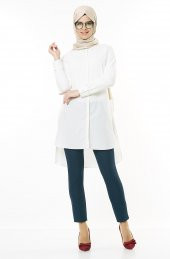 BAYAN KOT MODEL PANTOLON SORALLİNE1689LACİVERT - 2