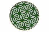 Porland Morocco Desen1 Yeşil Düz Tabak 20cm - 1