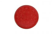 Porland Christina Kırmızı Düz Tabak 21cm - 1