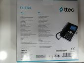 TTEC TK-6105 Siyah-Gümüş Masa Üstü Telefon - 3