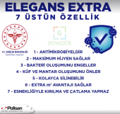 15 L Polisan Elegans Extra AntiBakteriyel İç Cephe Boyası YENİ - 5