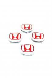 HONDA CİVİC KIRMIZI 63MM ORJİNAL TİP JANT GÖBEĞİ - 4