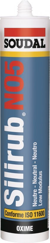 KALİTE Soudal ANTRESİT Silirub NO5 (ŞEFFAF) Doğal ve Hızlı - 1