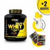 Ronic Whey İzole Protein Tozu Çikolata Aromalı 2270 Gr + 2 Adet Hediyeli - 1