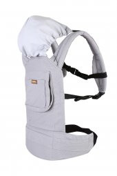 Ergonomik Kanguru Bebek Taşıma Gri Renk - 2