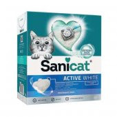 Sanicat Active White Ultra Topaklanan Kedi Kumu 10 lt - 1