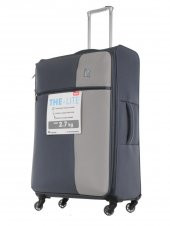 İT Luggage Ultra Light Kumaş Valiz Büyük ve Orta Boy Seti Gri 2152 - 2