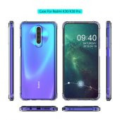 Xiaomi Redmi K30 Köşeleri Airbagli Tamamen Şeffaf Anti Şok Kılıf - 3