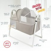 Kiwi 6in1 Bir Arada Yeni Doğan Paketi City Way Bebek Arabası +Nova Bebek Beşiği - 8