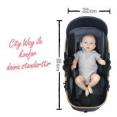 Kiwi City Way 5 in 1 Bebek Arabasi Taşıma Koltuğu Bakım Çantası Yağmurluk - 10