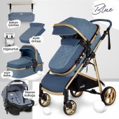 Kiwi City Way 5 in 1 Bebek Arabasi Taşıma Koltuğu Bakım Çantası Yağmurluk - 2