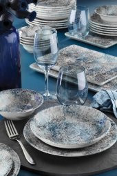 Kütahya Porselen Nano Krem Düz Tabak 27*20 Cm 891007 - 1