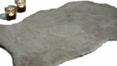 Başaran 70X100CM Yapay Tavşan Tüyü Post Halı, İpeksi dokunuş, Pofuduk - 2