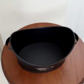 Metal Sunum Sepeti,Ferforje Siyah Ekmek Oval Sunum Sepeti - 5
