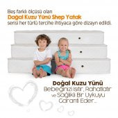 Kiwi 100 Organik Kuzu Yünü Bebek Yatağı - 6