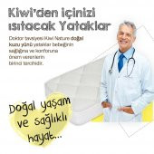 Kiwi 100 Organik Kuzu Yünü Bebek Yatağı - 8