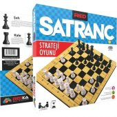 REDKA AHŞAP SATRANÇ TAKIMI-BÜYÜK BOY- 32x32 cm -ORİJİNAL ÜRÜN-KARGO BEDAVA - 1