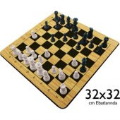 REDKA AHŞAP SATRANÇ TAKIMI-BÜYÜK BOY- 32x32 cm -ORİJİNAL ÜRÜN-KARGO BEDAVA - 2