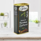 Güney Egeden Soğuk Sıkım 5Lt Sızma Organik Zeytinyağı - 1