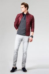 Avva Erkek Bordo Mont - 3