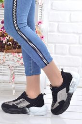 Ayakland Vltn 654 Günlük Yürüyüş Bayan Spor Ayakkabı Siyah thumbnail 1