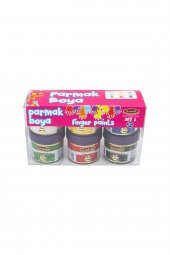 6lı Yıkanabilir Parmak Boyası 50 ml Set 1 - 3