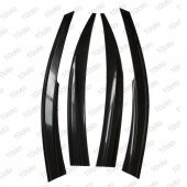 Skoda Octavia 1999-2005 Parlak siyah Mugen Cam Rüzgarlığı 4lüSet - 4