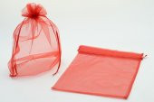 Kırmızı Renk Tül Çuval Kese 17*23 CM - 1