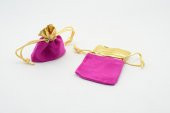 Fuşya Kadife Kese 7*9 CM - 1