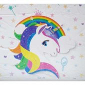 Unicorn Baskılı Masa Örtüsü 1 Adet - 1